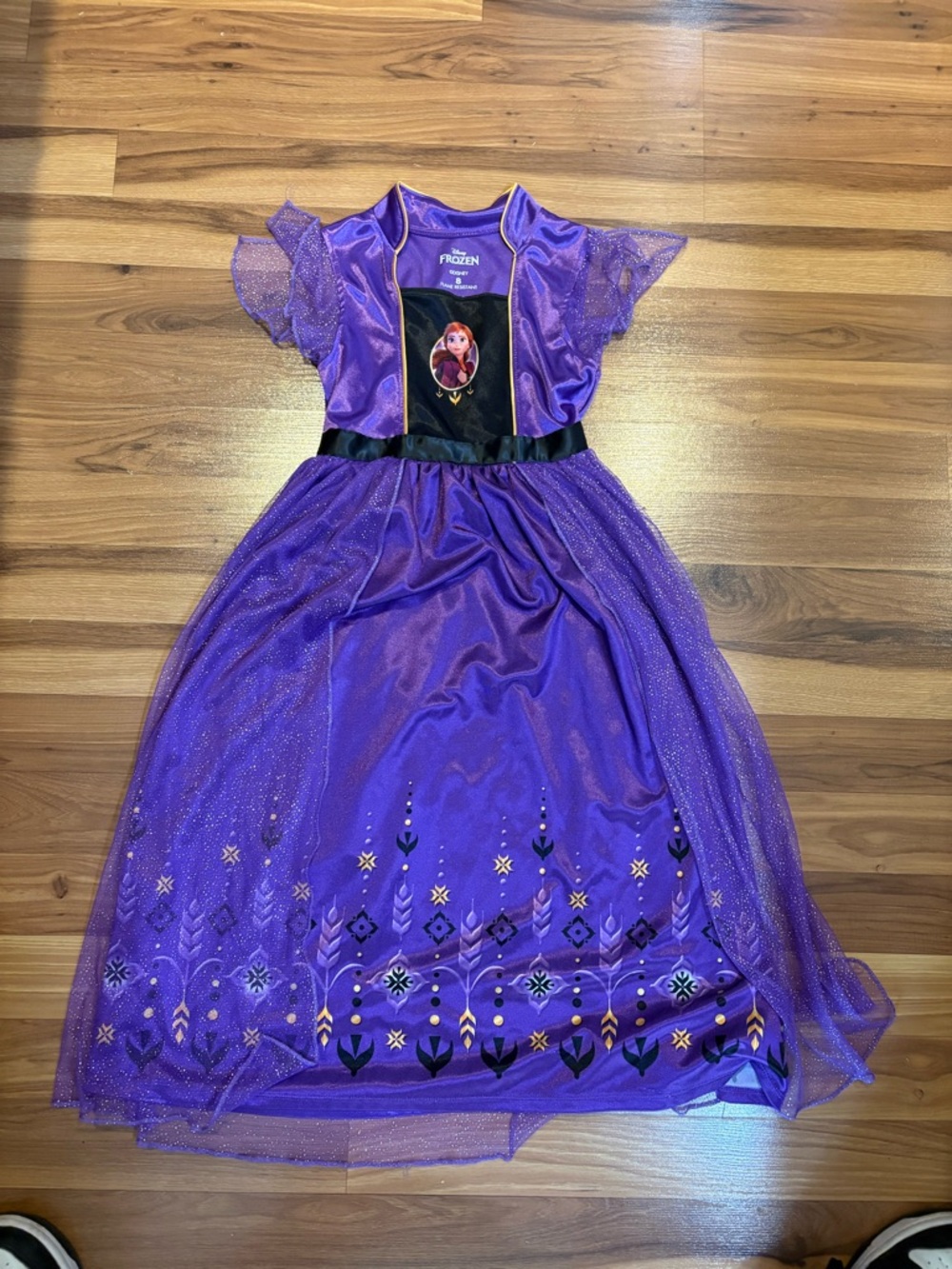 Disney Purple Anna Sparkle Tulle Costume Dress